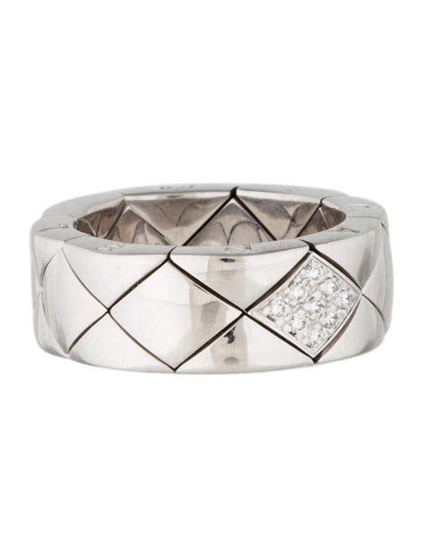 chanel coco crush ring silver|coco crush ring with diamonds.